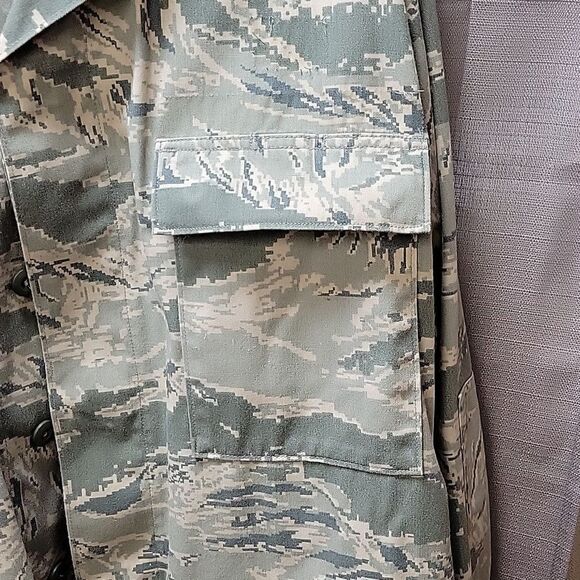 US Airforce APEC environmental  tiger stripe 46L jacket shirt - Picture 3 of 5